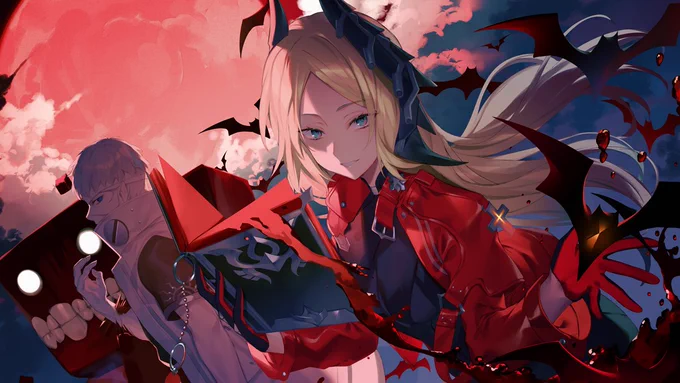 #白夜極光 #白夜極光イラコン @AlchemyStarsJP 