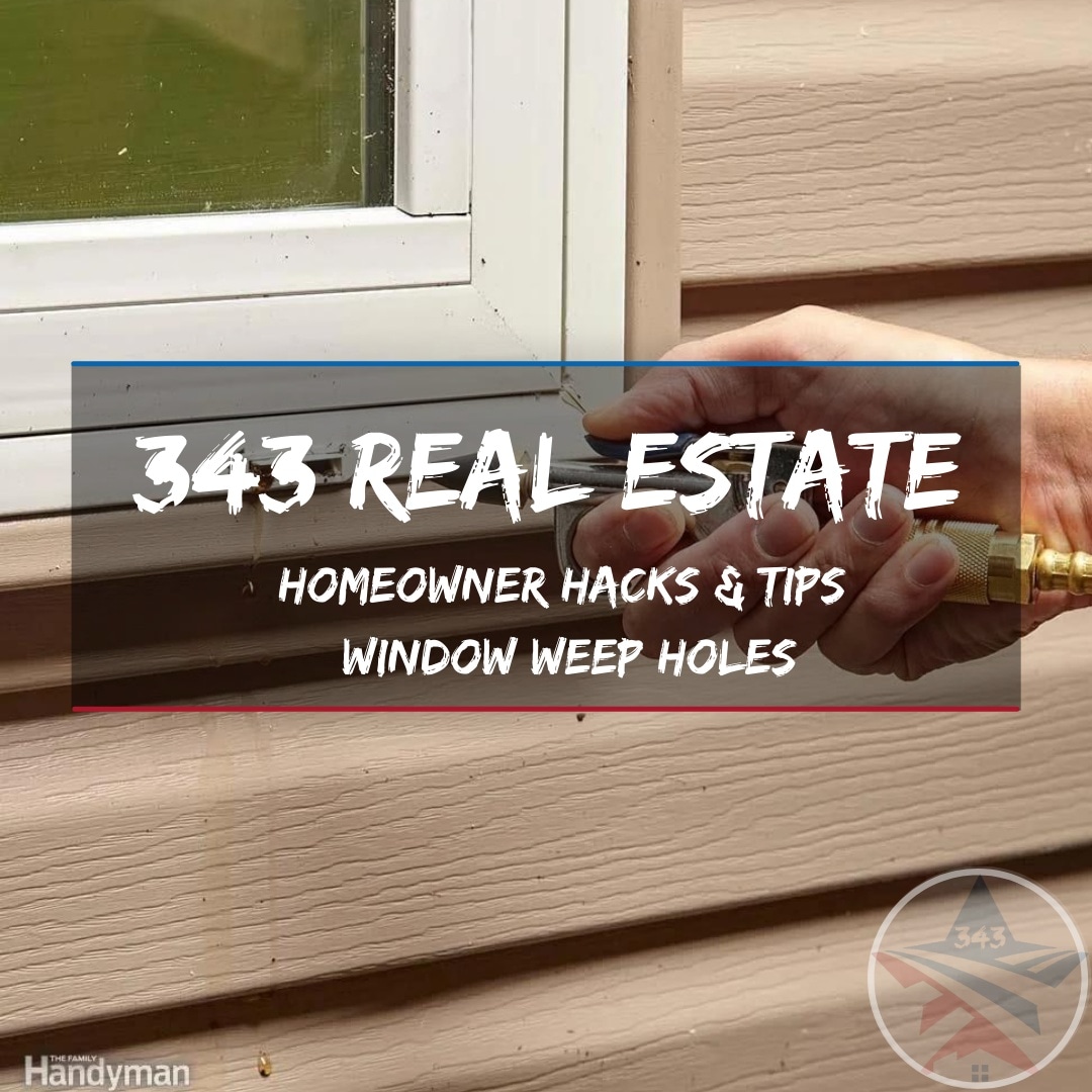 Clean Window Weep Holes✔
Many sliding windows and vinyl replacement windows have weep holes on the exterior bottom of the frame to drain away rainwater. Weep holes can get plugged with bugs and debris.
familyhandyman.com/list/31-things…
#realestate #howtoprojects #diyhome #DIY #DIYtips