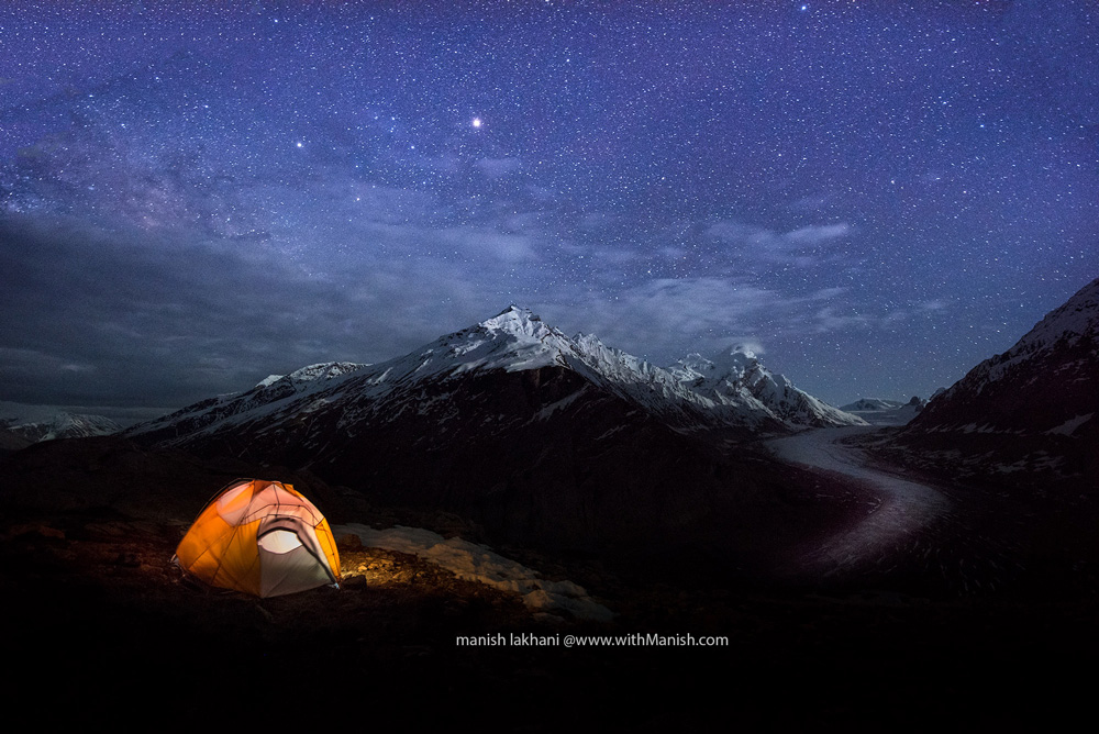 WithManish0's tweet photo. I like these places &amp; could willingly waste my life there.
Series of landscape images from my travel, follow this thread.

To start with my one of my favourite camping spots Drang-Drung Glacier at night.

#travel #landscape #NightPhotography #India #Ladakh #stars #nature #galcier https://t.co/tD4xl2CsqZ