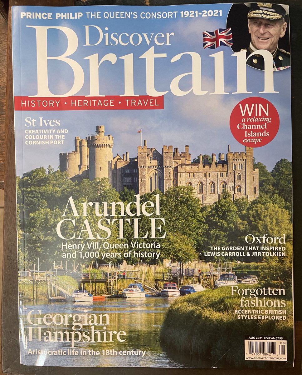 Excited to get my new issue of #DiscoverBritain. Sure wish could visit again instead of just reading about the UK.