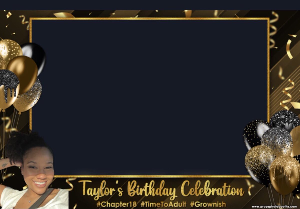 astrostarbright's tweet image. Check out these cool virtual bday frames by @PropsFotoBooths! Click link and go to photo booth! Snap and send directly to Taylor to celebrate her 18th bday this Thursday! 🥳 #tayturns18 #virtualphotobooth 
#almost18 

bit.ly/tayloris18