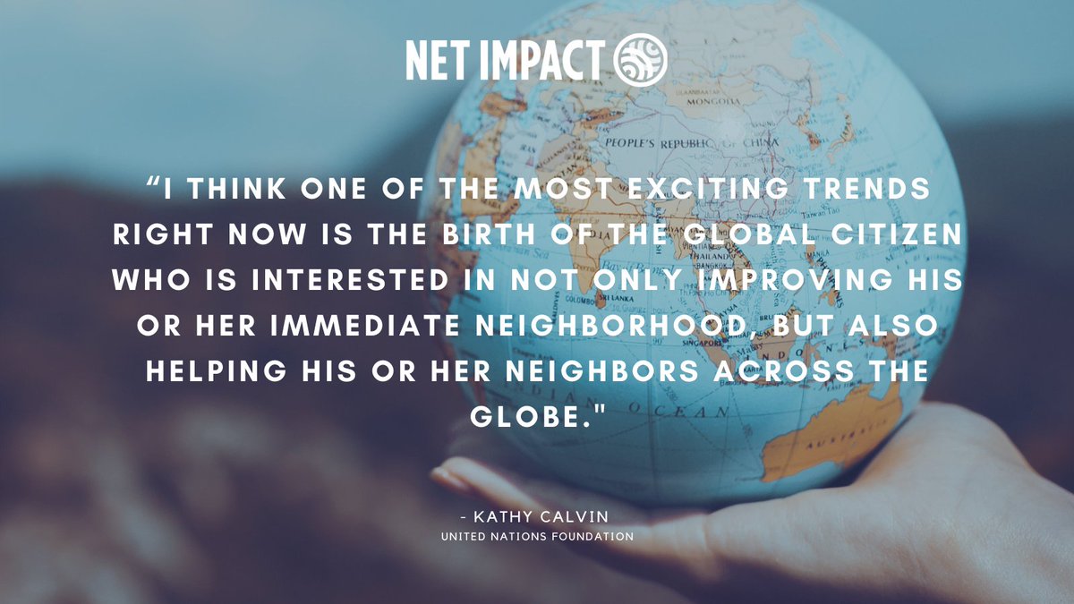 netimpact's tweet image. Together, we can build a better world.

#SocialImpact isn't limited to your community. It's a global movement with #changemakers looking to connect and make a difference. 

Who are some individuals or organizations making a global impact? Tag them in the replies!