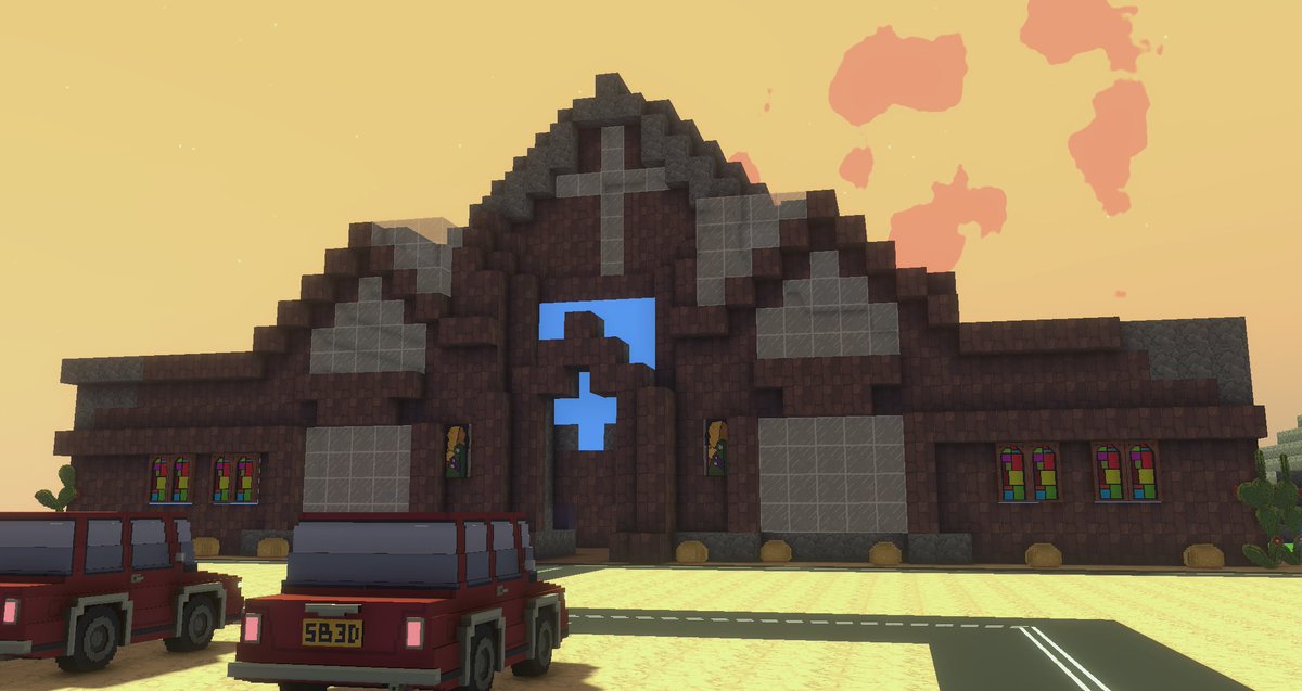 DimesRanchTX's tweet photo. Had a lot of fun building this in @TheSandboxGame @AndyRichy12 #TSB1week2. https://t.co/PcYr9MUEEs