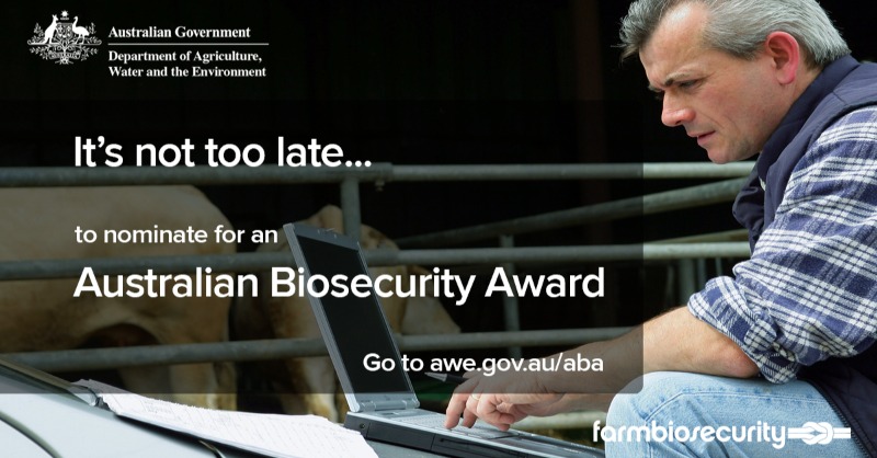 Have you got your nomination in for the #AusBioAwards yet? 

It’s not too late, but this is your last chance to apply. Nominations close Friday 30 July. That’s tomorrow!

Nominate now at  awe.gov.au/ABA