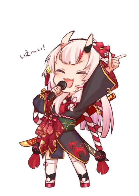 これくらいのデフォルメまた描きたい 