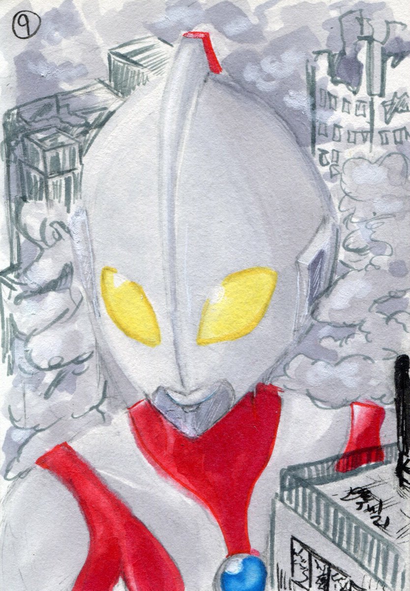 HighSquids's tweet photo. Ultraman pieces from the current JulEYE project, from this last weekend’s Ultraman Day. #juleye #UltramanDay https://t.co/0nbetnpRXD