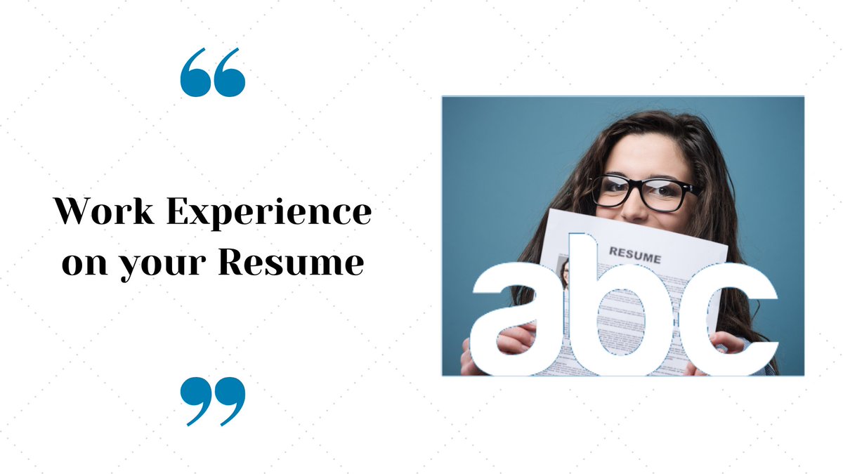Your past experience takes up the bulk of your resume and tells future employers what you’ve done up until now that qualifies you for your next job. Know the right way to include your work experience.

themuse.com/advice/work-ex…