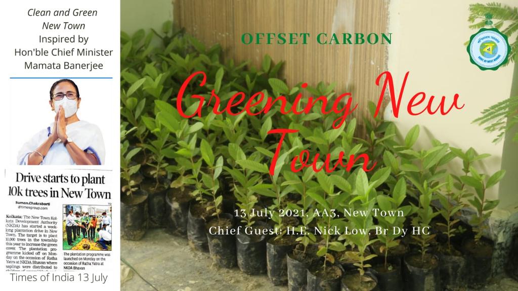 Narayan32190823's tweet photo. Planting trees to offset carbon. #GovtOfWestBengalInitiative https://t.co/PDZczzJ35l