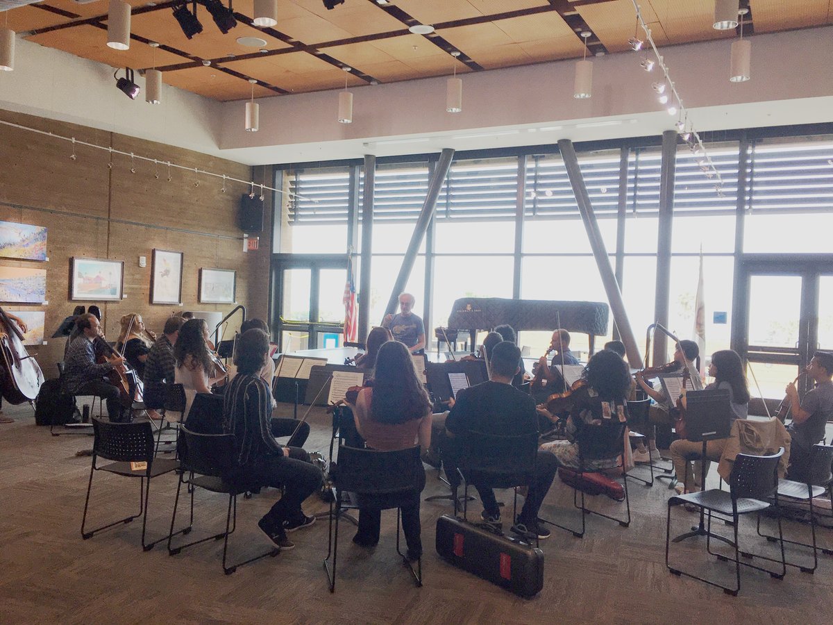 Encinitas, CA: all musicians arrived, FIRST rehearsal in progress. ipalpiti.org/ipalpiti-festi…