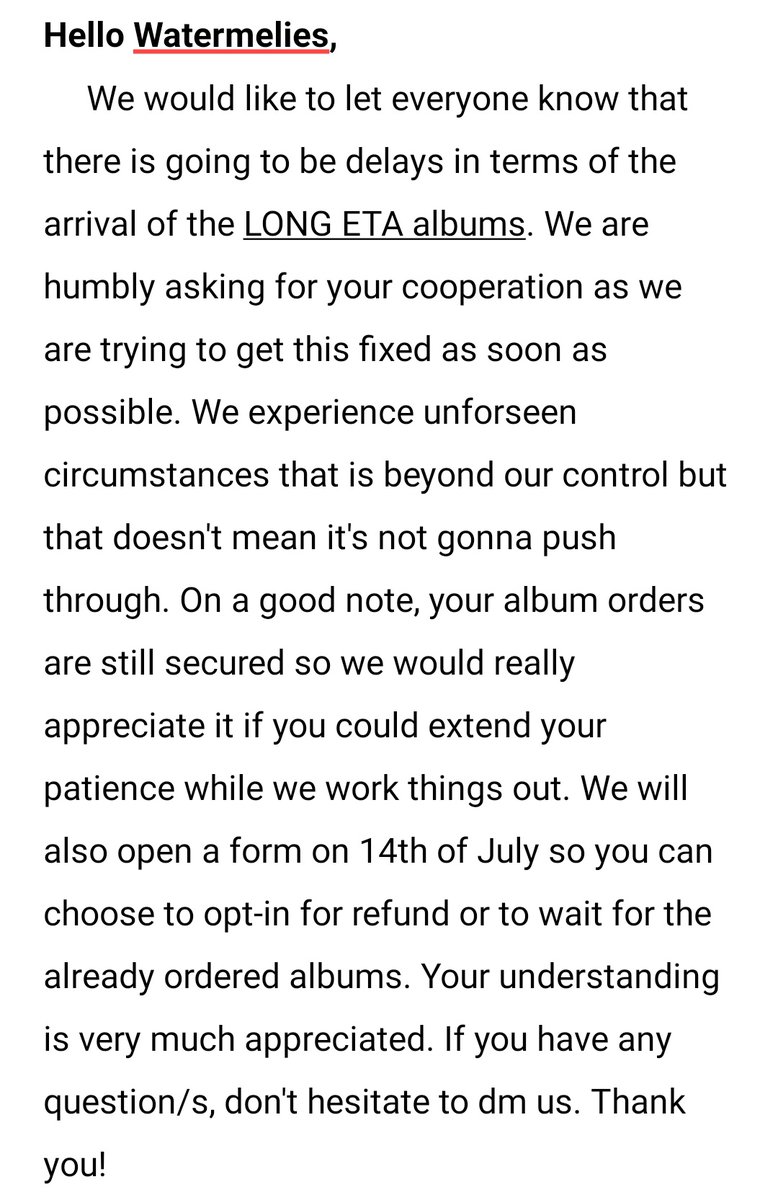 pakwancartph's tweet photo. [#PKCPHUpdates] Only the LONG ETA ALBUMS are affected. We will also post a mass update later for the normal eta albums. https://t.co/74dYD647YS