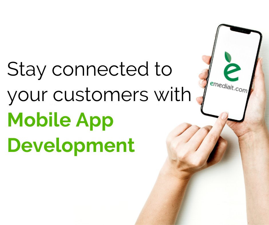 emediaIT's tweet photo. Mobile Application Development solutions - Keeping you connected to your customers.

Contact us today to start developing your Mobile Application via sales@emediait.com or visit https://t.co/YyTOiobOTc for more info.

#MobileApp #SoftwareDevelopment #StayConnected #emediaIT https://t.co/bJ3TsM7gxC