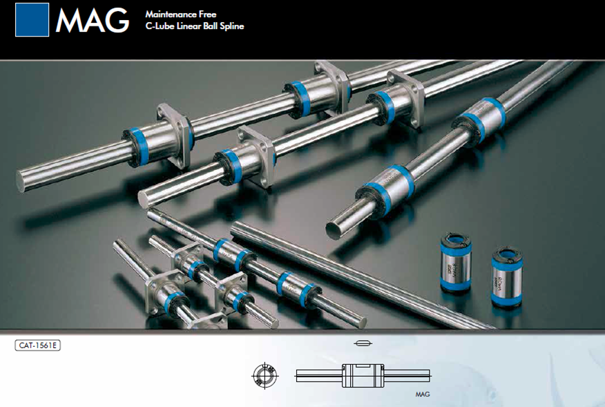 nippon_v's tweet photo. IKO’s MAG &amp; LSAG Linear Ball Splines are available in a variety of sizes &amp; differing lengths. They come with solid or hollow shafts, &amp; the body can be either cylindrical or flanged in shape depending on the nature / needs of the application. https://t.co/CnUU4Cyduu