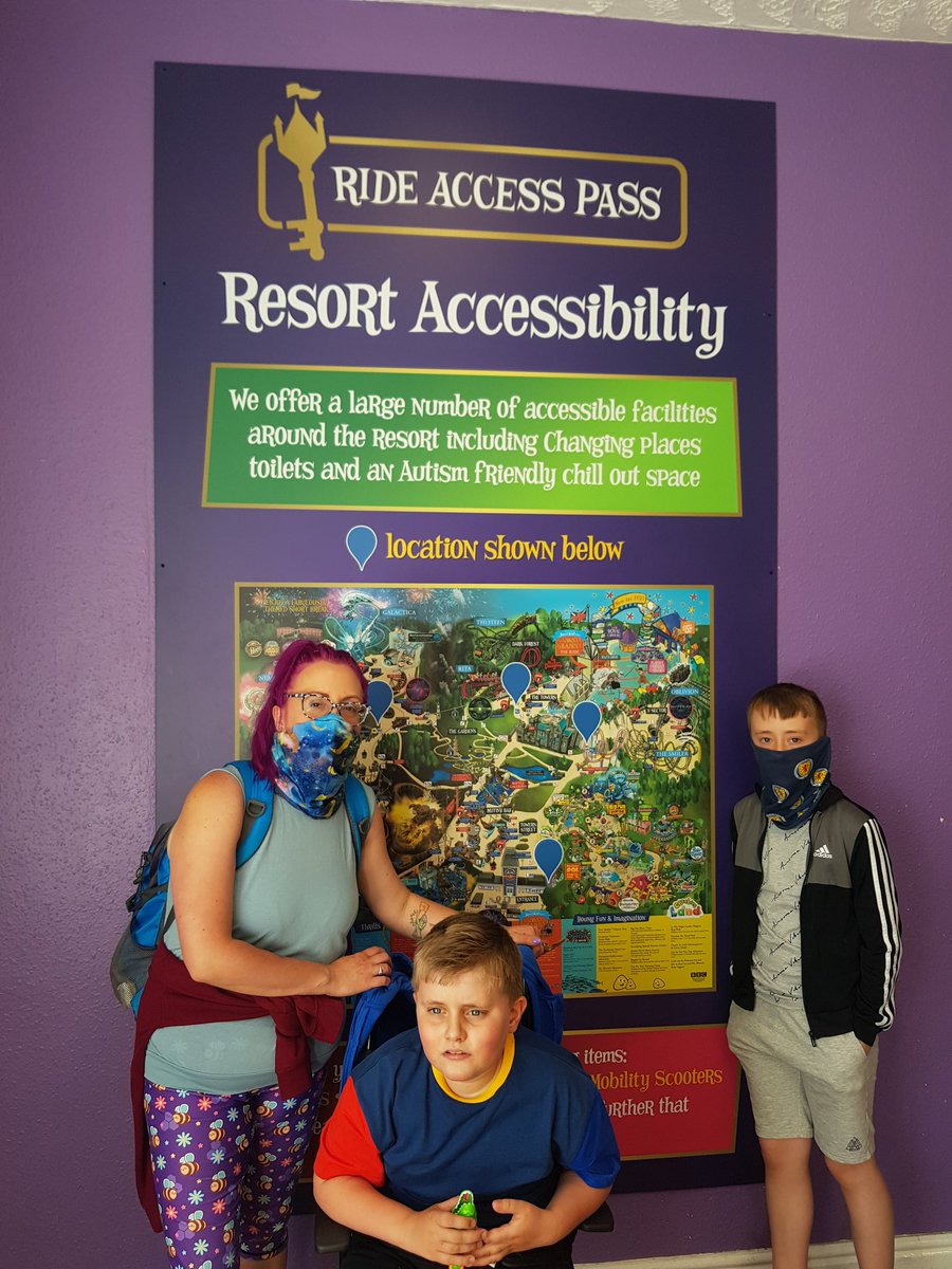 Amazing to be back at @altontowers  where they think about inclusion for our family so much, from the Ride Access Pass to @CP_Consortium #ChangingPlaces toilets, no wonder we keep coming back....it makes sense!!! #purplepound #IncLOOsion