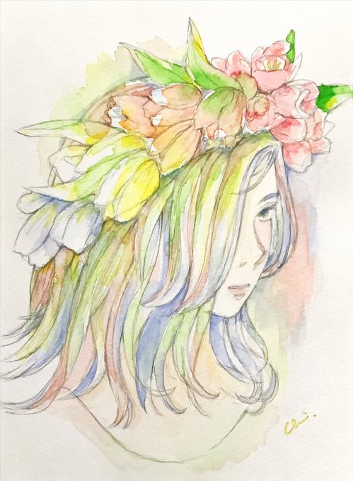 花冠 高画質 のtwitterイラスト検索結果