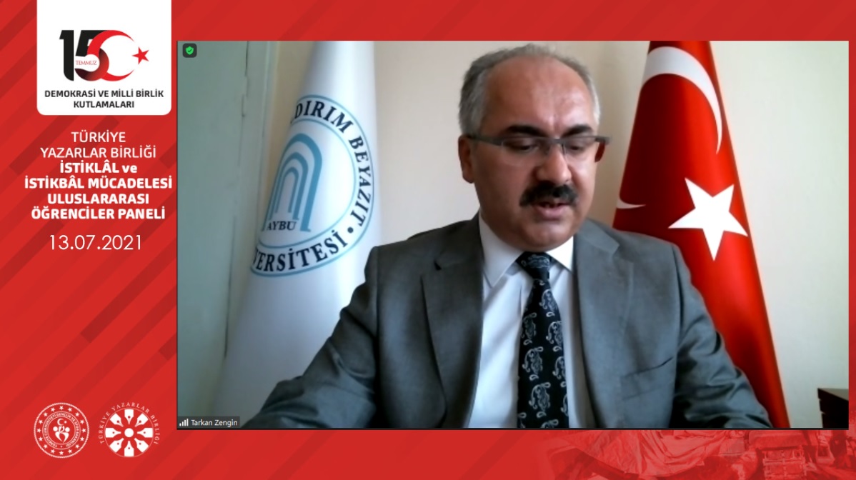 “15 Temmuz Demokrasi ve Millî Birlik Günü” dolayısıyla düzenlenen “İstiklâl ve İstikbâl Mücadelesi Uluslararası Öğrenciler Paneli”nde 2. oturum TYB Genel Başkan Yardımcısı Tarkan Zengin'in başkanlığında başladı.

Canlı yayın: youtube.com/watch?v=KCcHs1…