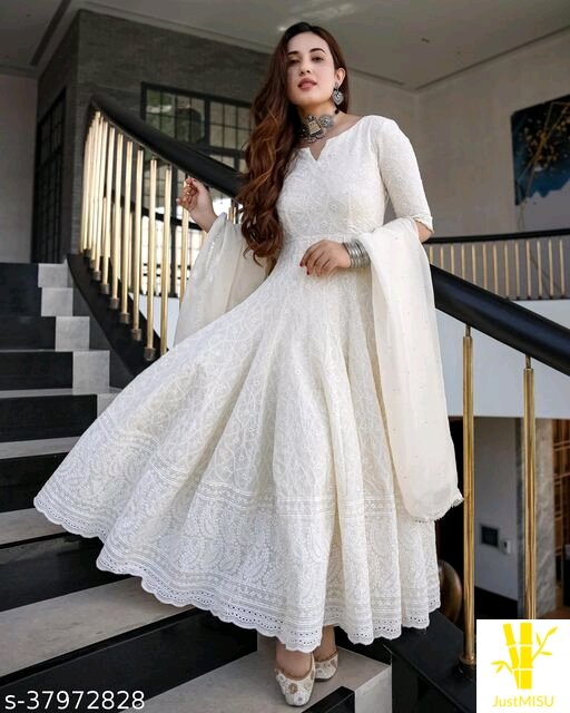 JustBeWithMISU's tweet photo. Anarkali suit in georgette with lucknowi chikankari embroidery work.
Fabric: Georgette
Pattern: Chikankari
It has a 1 piece of gown and dupatta.
Price: 1559/-
Dm for orders 
Cash on delivery 
#freeshipping #fashion #shopping #India #vocalforlocal #indianwear #whitetwitter https://t.co/AduYw0zhy0