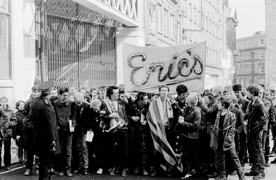 Charles30181053's tweet photo. Save our club march Matthew Street Liverpool @angiesliverpool https://t.co/TT9yGgdxvd