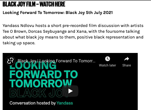 ContactMcr's tweet photo. #LookingForwardToTomorrow a @MIFestival x Contact produced event has begun. 2 of the event discussions 'Black Joy' &amp; 'Climate Activism' premiered on @ReformRadioMCR &amp; they're also now live on our website! If you missed them you can now watch here: https://t.co/abv7tGSAVK #MIF21 https://t.co/8rXd0Ox2Dj