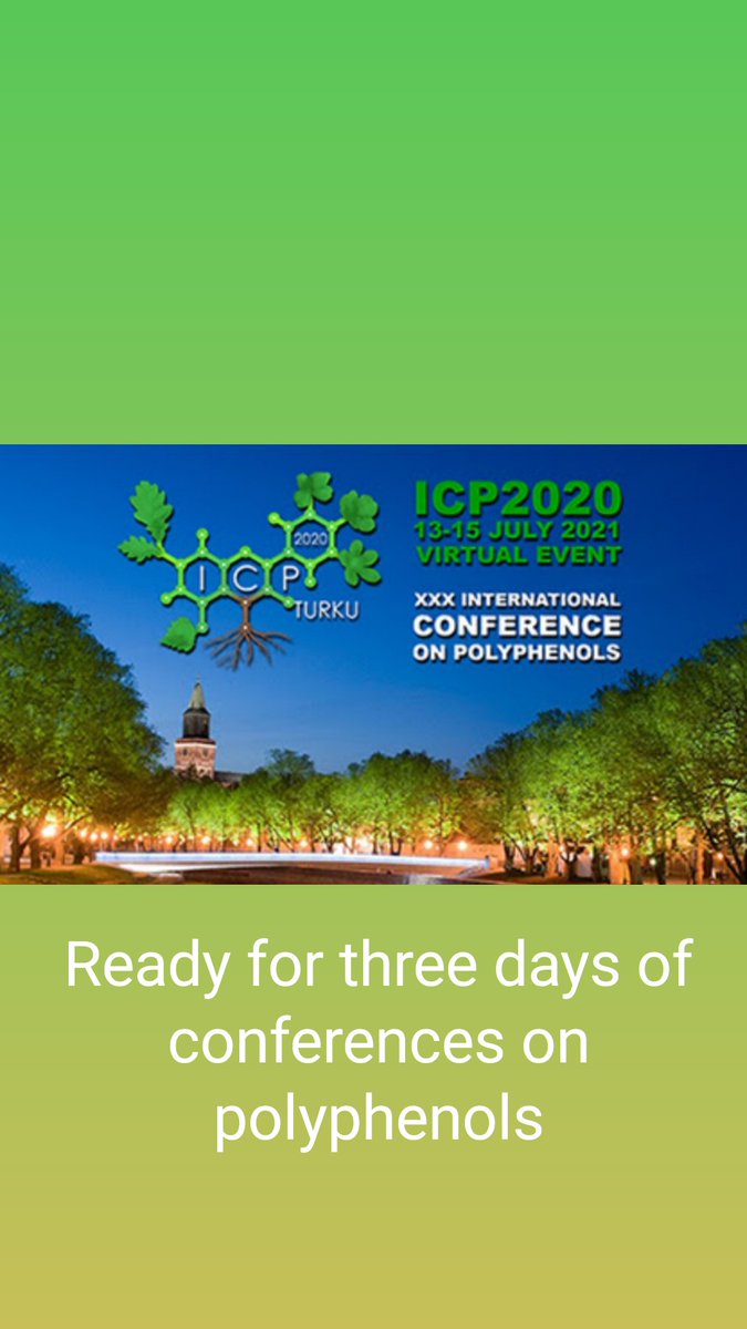 30th international conference on polyphenols. #Congress #polyphenols #chemistry