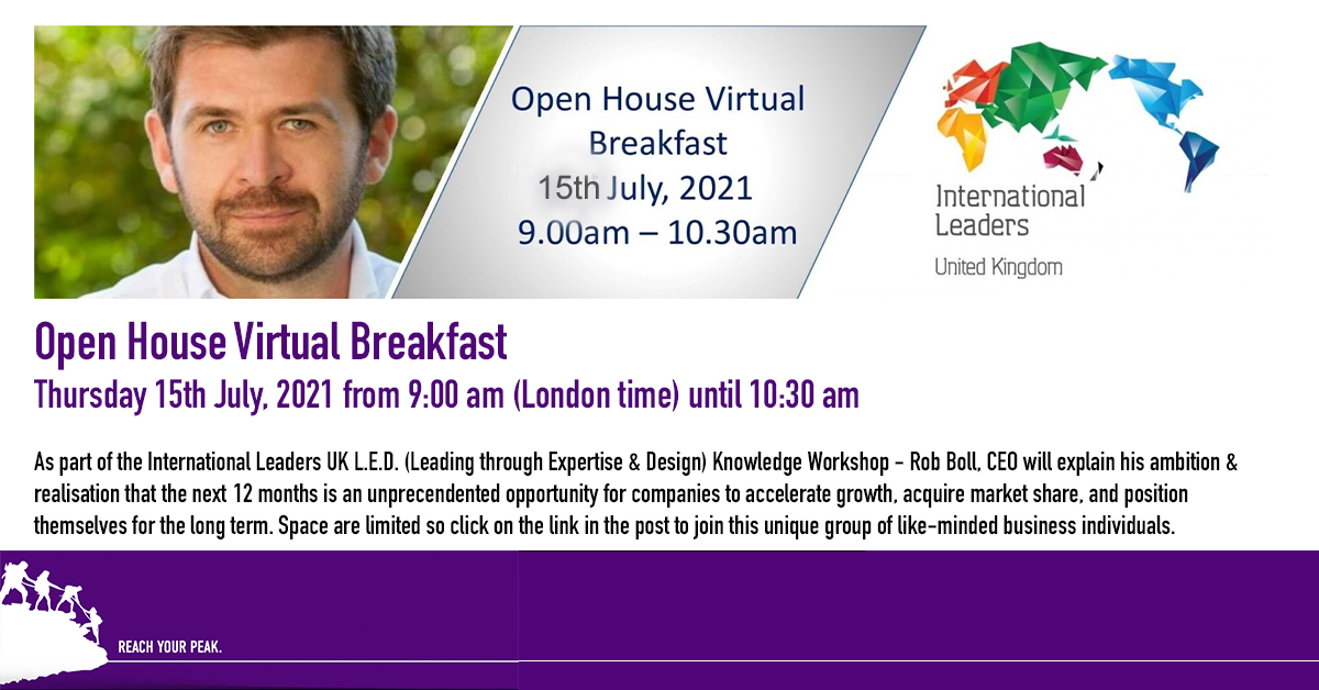 ILUK_London's tweet photo. @ILUK has introduced Open House Virtual Breakfast meetings a forum for like-minded, ambitious business leaders in one place to share &amp; discuss - Thursday 15th July, from 9:00am.

Spaces are limited, so I urge you to sign up now and secure your space here: https://t.co/YlqgRt1oyV https://t.co/8XDaOc0HMJ