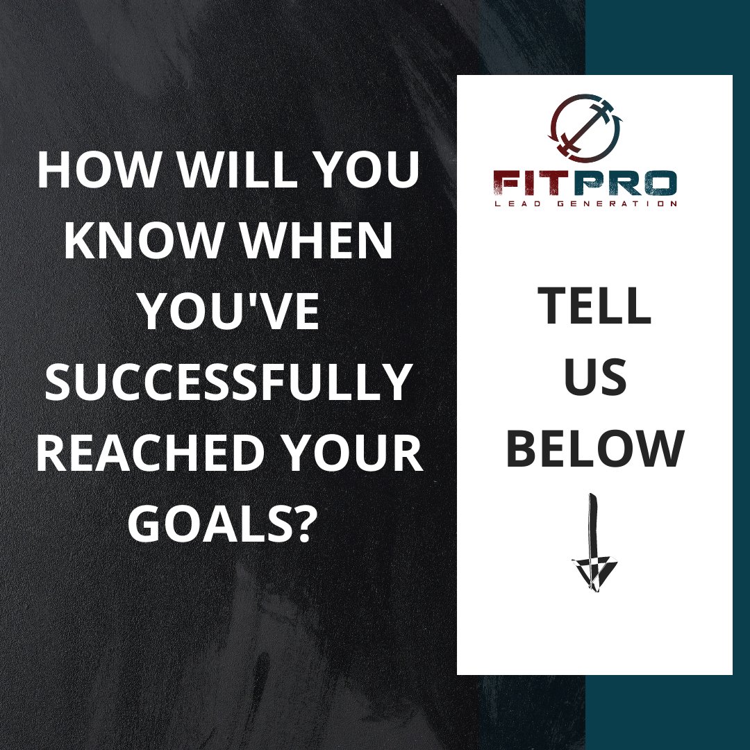 fitproleadgen's tweet image. We&apos;ve All Got Those Goals We Want To Reach 🙌🏼

But how will you know when you&apos;ve successfully reached yours?
Tell us below ⬇️

#personaltraininggym #personaltrainerlife #personaltrainerproblems #onlinetraining #onlinetrainer #onlinecoach #onlinecoaching #healthcoach #fitpro