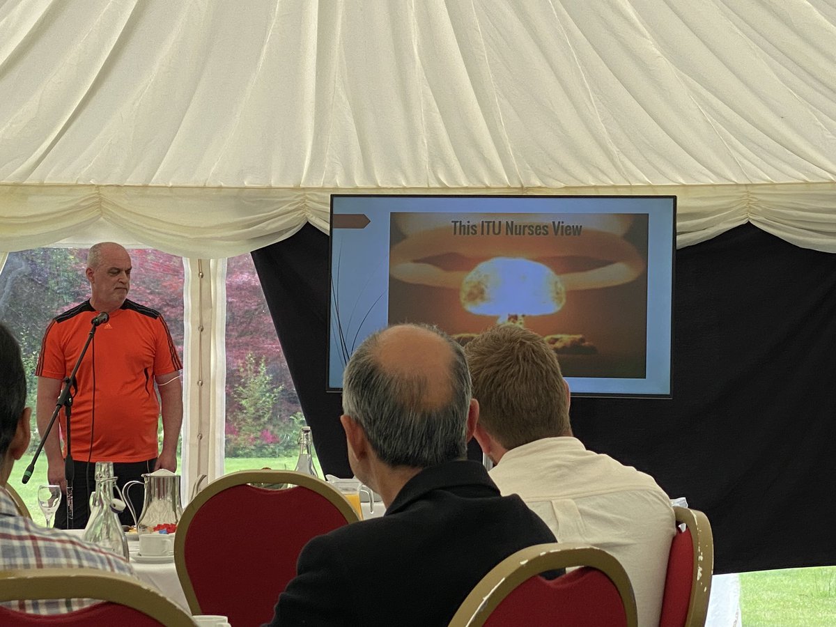 Another 2 great talks…
First, Craig Holley (ODP) on the challenges of being redeployed to ITU, and secondly from Chris Wescombe (senior staff) about being an ITU nurse during a pandemic….
Both inspirational and insightful 
<a href="/CwmTafMorgannwg/">Cwm Taf Morgannwg University Health Board</a> <a href="/hermonator01/">Andrew Hermon</a>