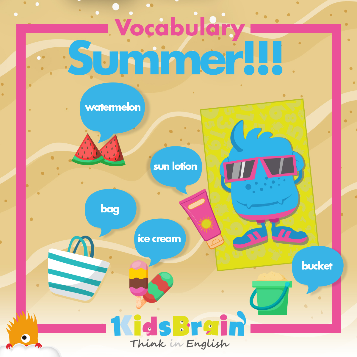 kidsbrainmethod's tweet photo. El verano nos sienta fenomenal. ☀️🌊🍉👙
Vamos a aprovecharlo para recargar pilas que Septiembre está ahí, a la vuelta de la esquina y os estamos preparando un curso lleno de novedades para aprender y disfrutar juntos. 
#nuevocurso #Curso20212022 #PlayLearnandGrow #ThinkInEnglish https://t.co/Vvxa54XOVm