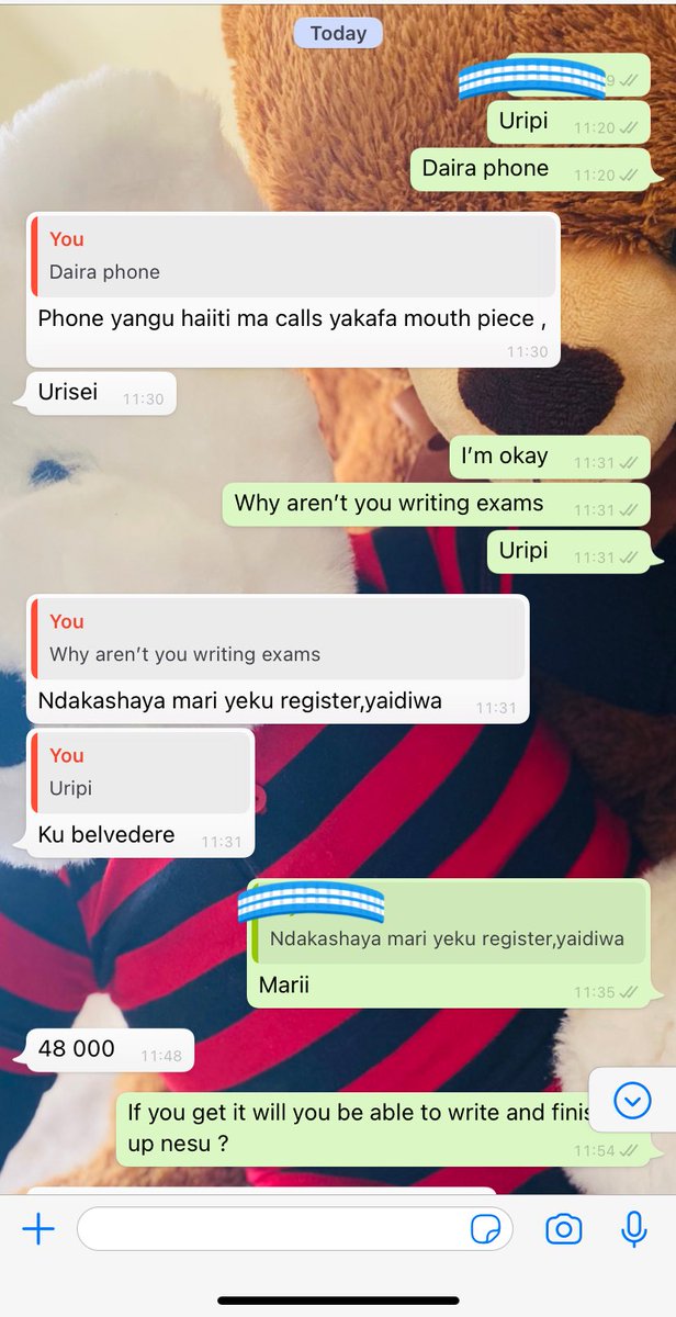 saloe2398's tweet image. Hi guys . I’m back again asking for help🥺
A class mate of mine is supposed to be writing exams with us this week but he isnt because he hasn’t been able to pay his tuition fees &amp;amp; he was barred from writing exams we write once a year. It then means he was to wait for……