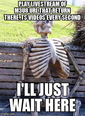 overflow_meme's tweet image. Play livestream of m3u8 URL that return there .ts videos every second stackoverflow.com/questions/6835… #videostreaming #html5video #javascript