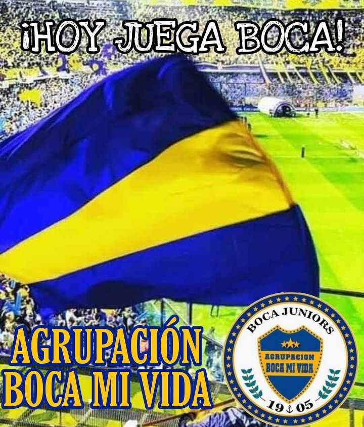 AgrupBMV's tweet photo. LA ALEGRÍA DE MI CORAZÓN!!
¡HOY JUEGA BOCA!
A las 19:15hs por octavos de final de la Copa Libertadores.
En La Bombonera vs Atl. Mineiro
#VamosBoca
@AgrupBMV
#AgrupaciónBocaMiVida https://t.co/QMJQsQ6RcJ