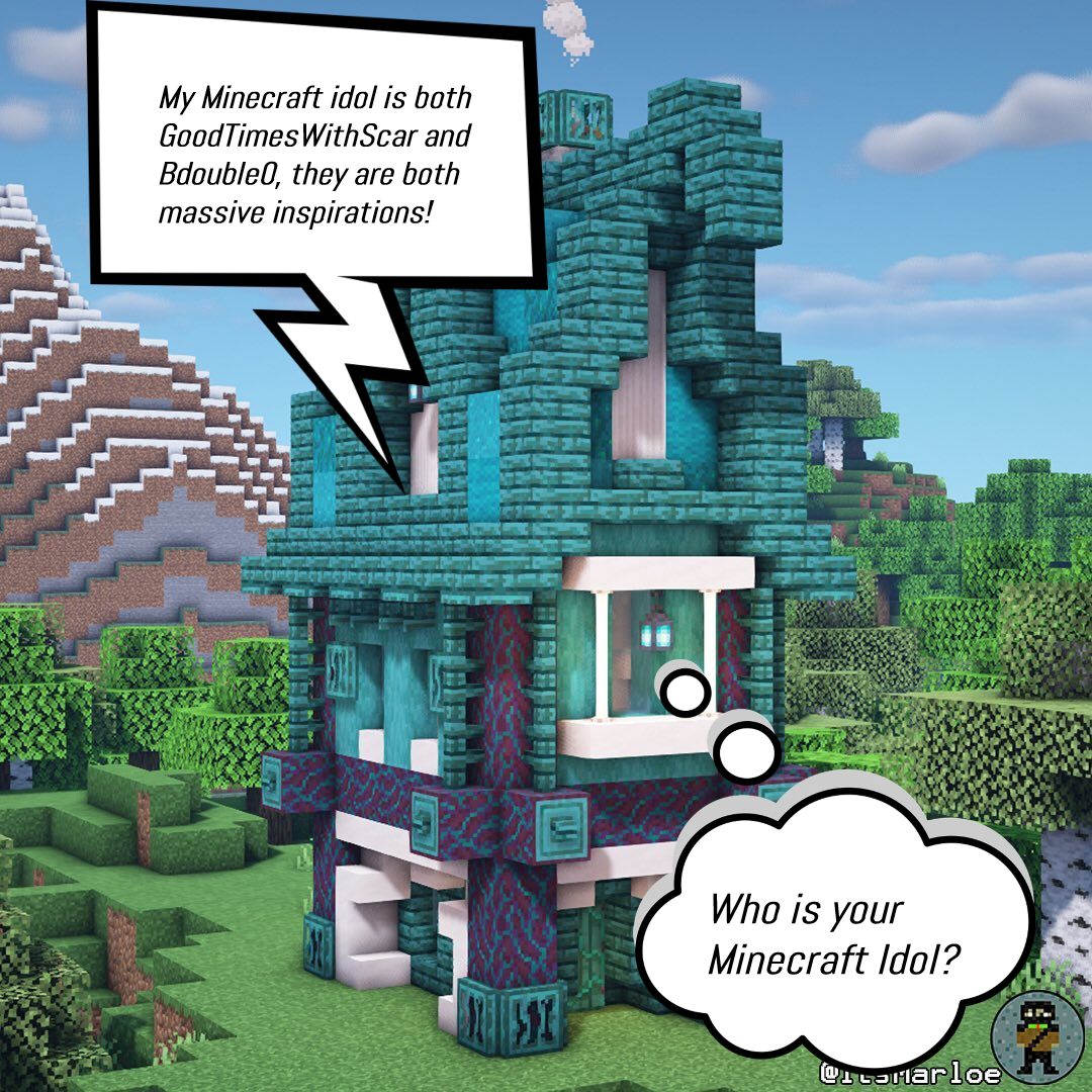 BarsianGaming's tweet photo. Me &amp; Minecraft Talks #32: Itsmarloe

Hello everybody, welcome on next episode of M&amp;M, fast talk with Minecraft creators. Four questions an four short answers about Minecraft

Today is my guest Itsmarloe: https://t.co/qXxwnXu6Wt

#barsian_gaming #minecraft #talk #interview https://t.co/244pNS1Jdt