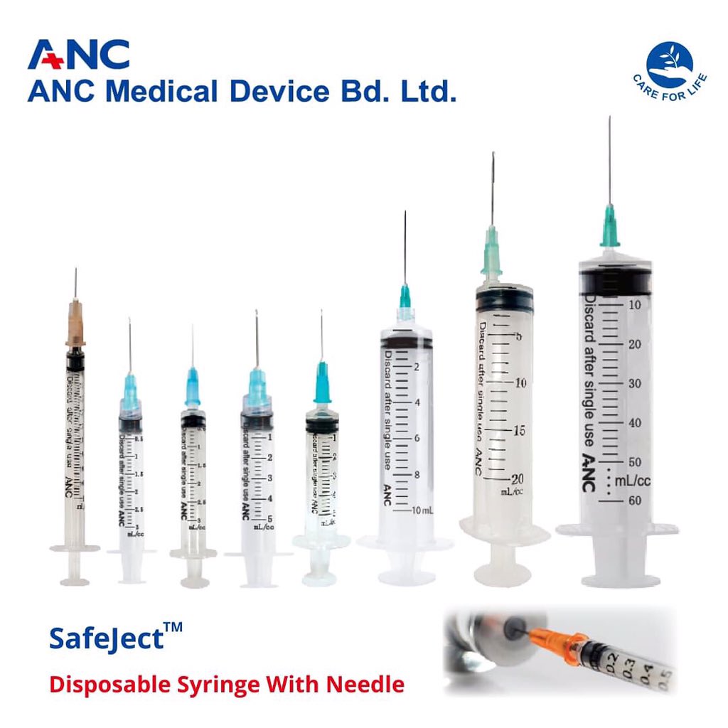 anc_bd's tweet photo. SafeJect™
Disposable Syringe With Needle

Superior needle sharpness ensures better patient / users compliance.

Hotline: +8801711-137638
Email: info@ancmedicaldevice.com
Website: https://t.co/ypl3JUWsKJ
#anc_bd  #BloodCollectionTube  #newproduct #medical #hospital #manufacturing https://t.co/g1M67mi0kt