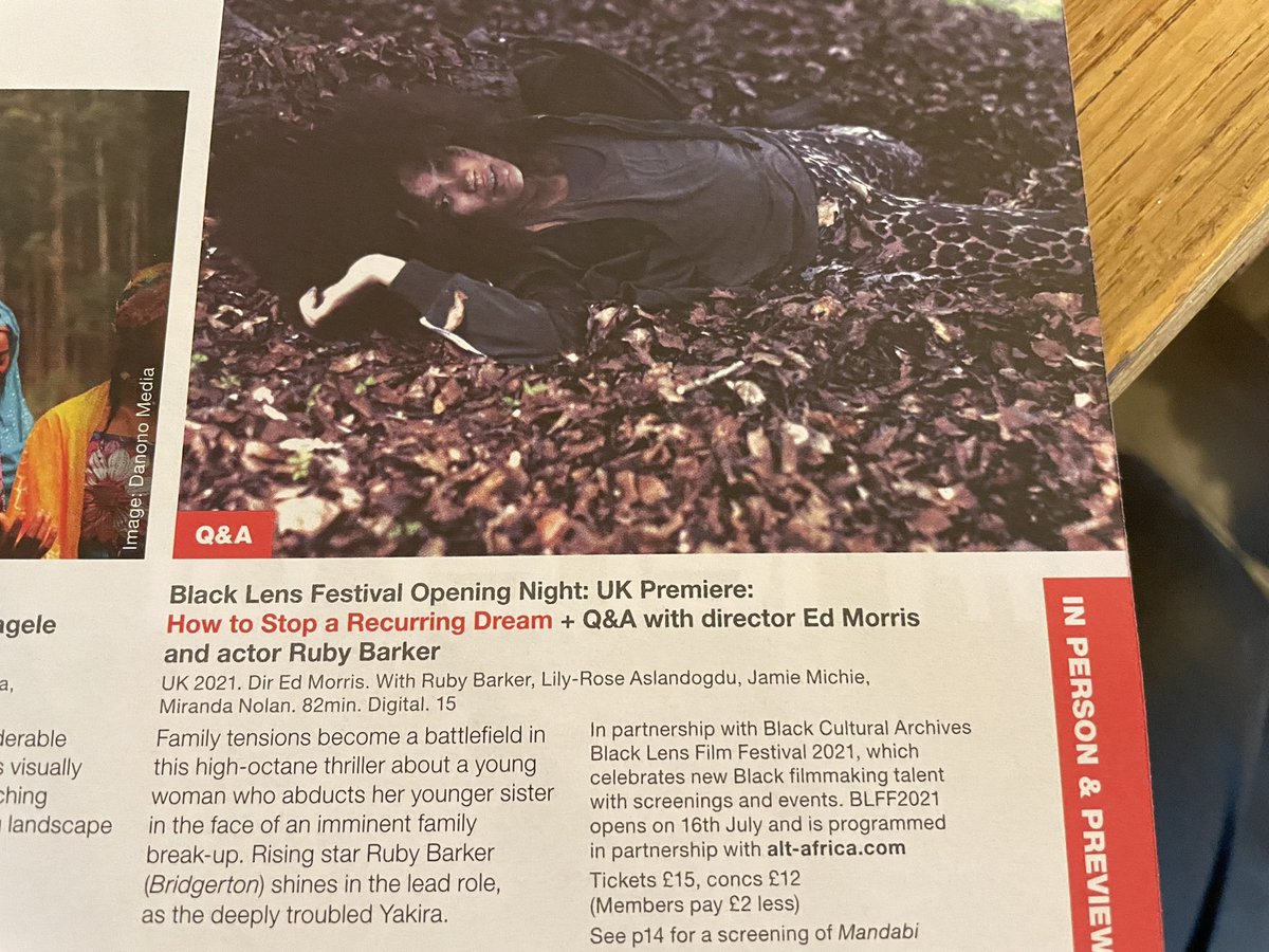 In the BFI listing this month, and just come back from a sound test at the theatre itself. Come down this friday for a great night. <a href="/htsard/">How to Stop a Recurring Dream</a> <a href="/morrisism/">Ed Morris</a> <a href="/BFI/">BFI</a> <a href="/bcaheritage/">BCA</a> <a href="/RealRubyBarker/">Ruby Barker</a>