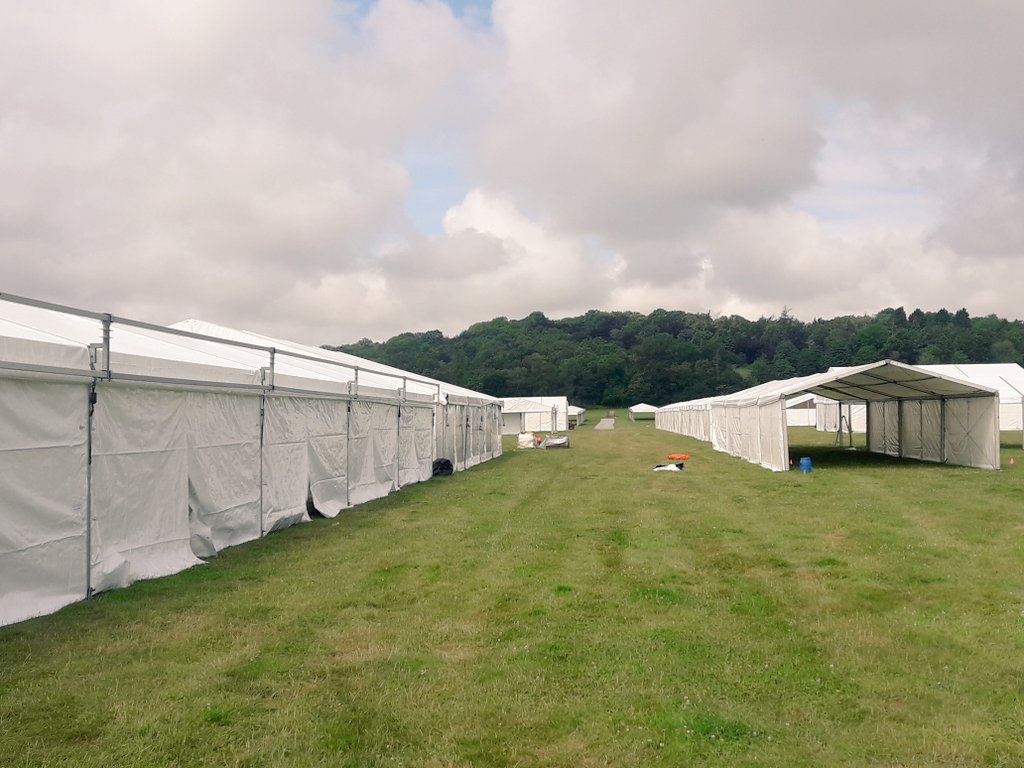 The Game Fair coming along nicely! Really looking forward to this one #TheGameFair #RagleyHall #WeMakeEvents