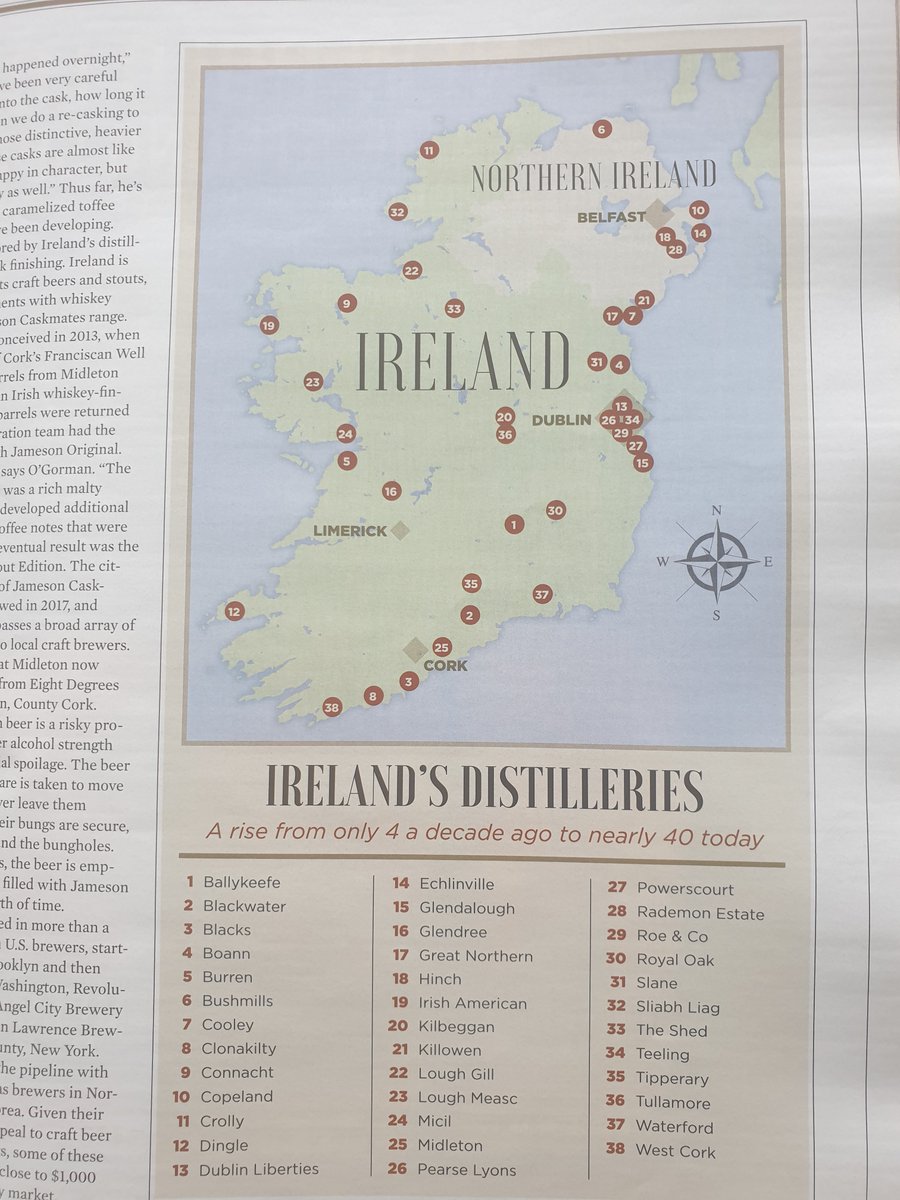 Making the map <a href="/WhiskyAdvocate/">Whisky Advocate</a>, nice to be included as we recreate a unique 'sean gael' whiskey here in the Burren. We are now ~ 1.5 years distilling.  #irishwhiskey
