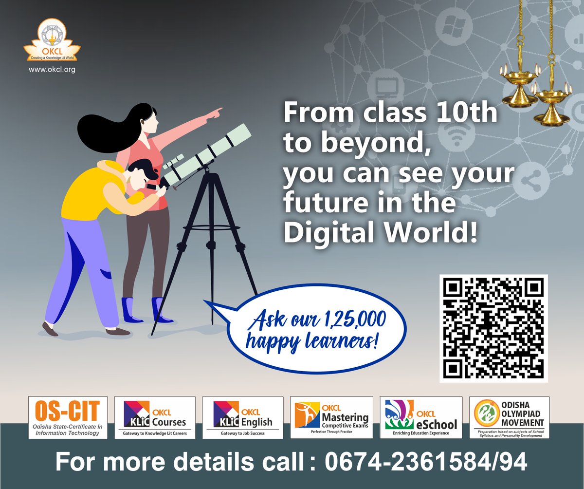 odisha_okcl's tweet photo. Ask our 1,25,000 happy learners what fun it is to learn 21st century skills with OS-CIT! To enrol , please contact your nearest Authorised Learning Centre.
#oscit #digitalskills #skilldevelopment #21stcenturyskills #oscitlearnerapp #onlinelearning #elearning https://t.co/2QPegCQski