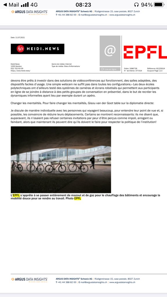 « La technologie  a un rôle important à jouer » pour réduire les émissions carbone de l’<a href="/EPFL/">EPFL</a> 
@gvdgoot dans <a href="/heidi_news/">Heidi.news</a> 
#TransformationResponsableEPFL