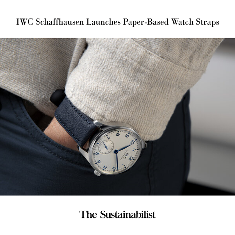 IWC Schaffhausen has unveiled new TimberTex straps, made from a low-impact paper-based material

Read the full story at ow.ly/riiK50FtHKL