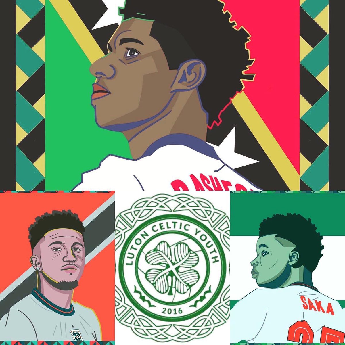 All of us at Luton Celtic Youth stand with the three young lions 🦁🦁🦁
#ukagainstracism #Luton #LutonCelticYouth #Celtic #LutonCeltic