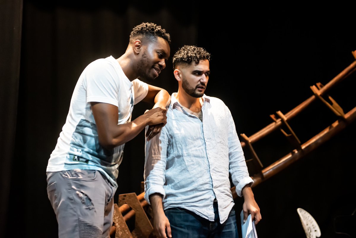 Karimcrackered's tweet image. Having a great time in rehearsal on #GTPinocchio @GreenwichTheatr Opening in August with  #GTWilloughbyChase  #SeeItSafely