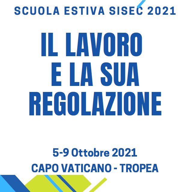 Sono aperte le iscrizioni alla scuola estiva della Sisec! In presenza, la prima settimana di ottobre. 
A dottorande/i e assegniste/i interessate/i ad iscriversi conviene fare subito domanda prima che si esauriscano i posti! Qui tutte le informazioni sisec.it/2021/scuola-es…