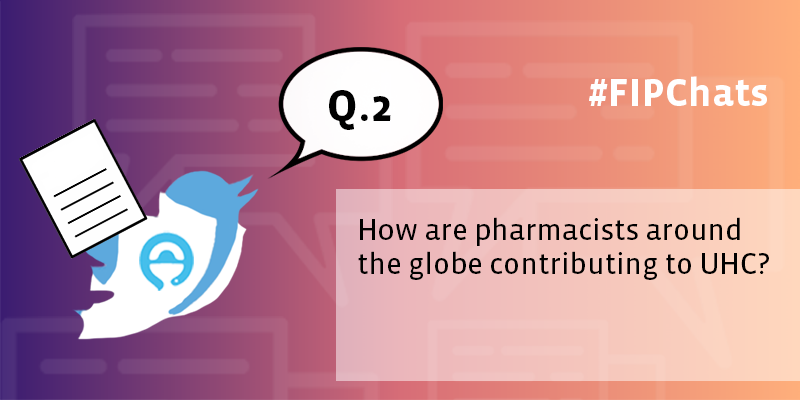 FIP_org's tweet photo. Universal health coverage — an aspiration or achievable? Join us today #FIPchats 20:00 CEST to find out and share how pharmacists around the globe are contributing to #UHC. FIP CEO @DRCDuggan will be sharing her views. #Pharmacy #OneFIP https://t.co/OXGSapQ79r