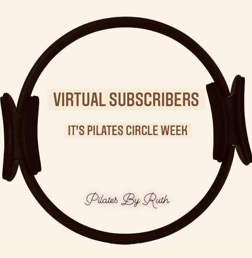 PilatesbyRuth's tweet photo. Virtual Pilates Subscribers… It’s Pilates Circle Week 💫 A great way to progress our exercises and switch on the core… see you on screen tomorrow 💻 #Pilates #VirtualPilates https://t.co/3VMPv1rYup