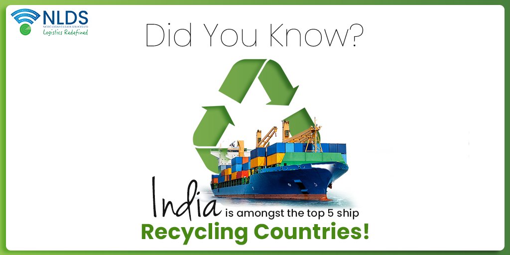 NLDSLDB's tweet photo. A moment of pride for India as it holds up to 30% of the world’s ship recycling market, and is one of the prominent ship recycling countries in the world. #DidYouKnow #Shipping #recycle https://t.co/DVn1Ot7fwZ