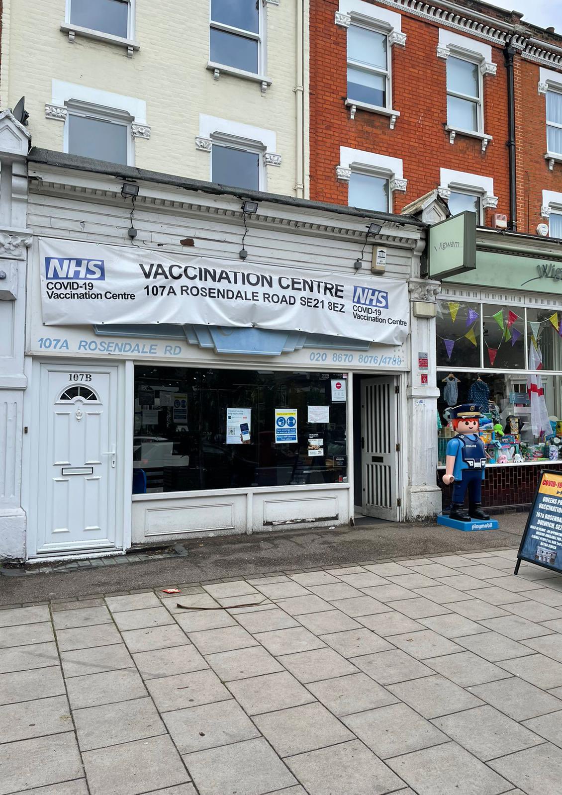 West Dulwich on Twitter "The Queens Pharmacy Vaccination Centre on