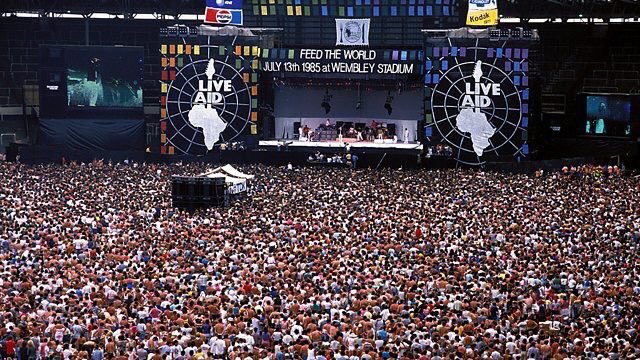 IL0VEthe80s's tweet photo. 'Live Aid' was held back in 1985... In fact, 36 years ago today on 13th July 1985. https://t.co/841YwOYgg7