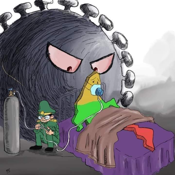 chal159's tweet photo. Our country is suffering from COVID-19 3rd Wave in addition to the violence of terrorists.The death toll in the 3rd wave has risen due to a lack of oxygen.Please Save Myanmar People.
#DreadfulCovidAmidMilitaryCoup
#WhatsHappeningInMyanmar
#July13Coup https://t.co/oRwkiBtyax
