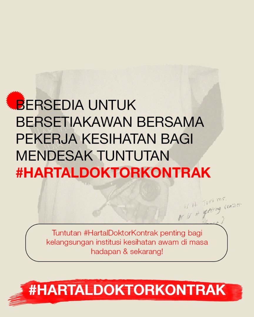 MM_Jentayu's tweet image. Masa depan para doktor, masa depan kita semua! 

Bagaimana kita sebagai rakyat Malaysia dapat menjayakan #HartalDoktorKontrak 26 Julai nanti? 

Jawapannya ada di gambar terakhir:

Grafik: #KarimDaud