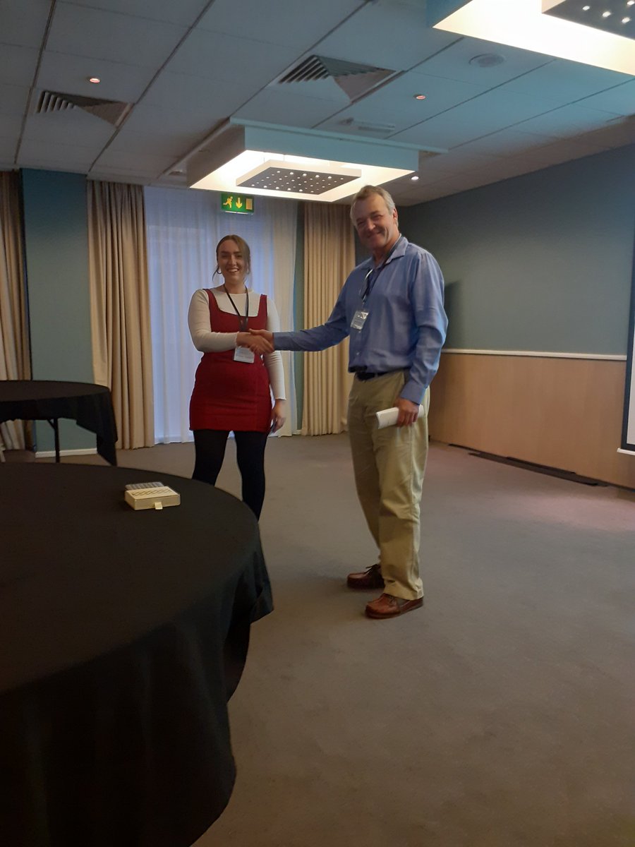 PolymerCDT's tweet photo. Well done to our 2021 summer school student presentation award winners!
1. @FreyaCleasby  - Metal-Organic Nanosheets for Water Purification Membranes
2. @joshhayles1 - Debond on Demand Adhesives
3. Courtney Thompson - Fundamentals of Polymer-Micelle Interactions https://t.co/eV2mTWryWD