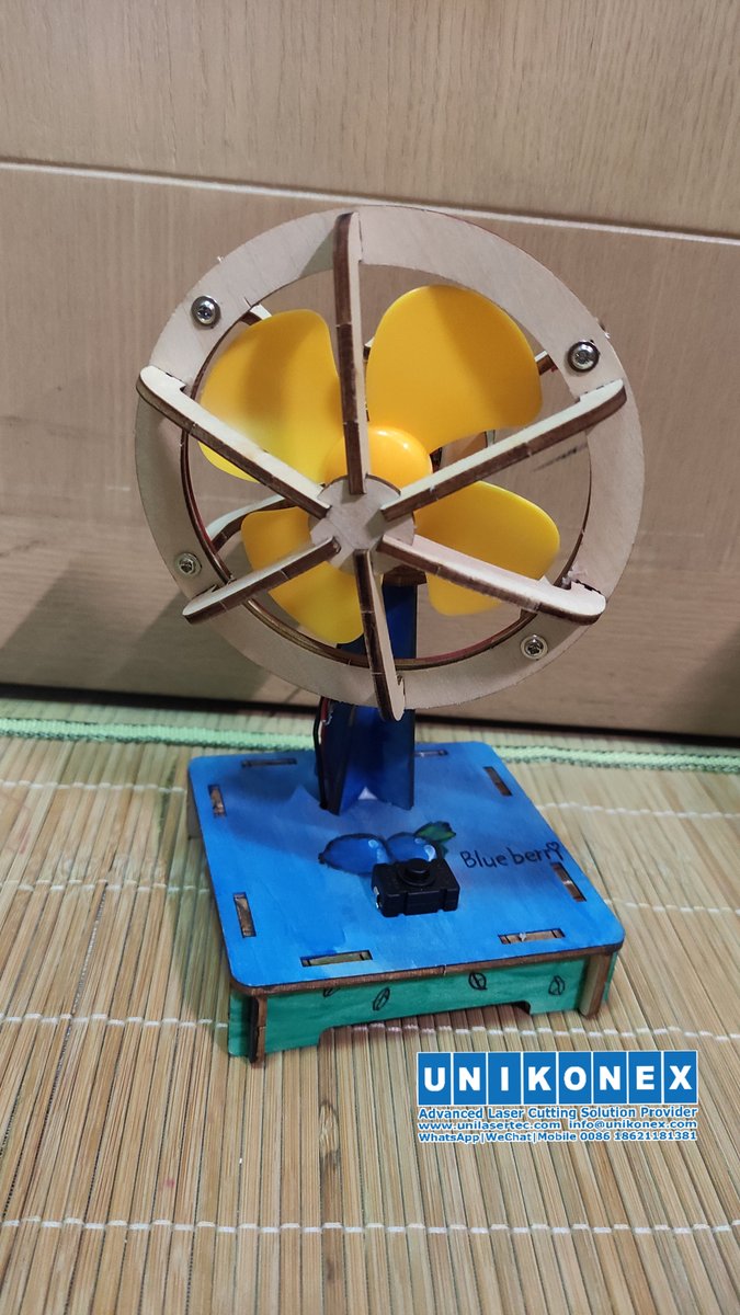 Unikonex_Tech's tweet image. Wood laser cutting→any shape!
A small electric fan hand-make
unilasertec.com info@unikonex.com
#woodlasercutting #woodfanhandmake #lasercuttingmachine